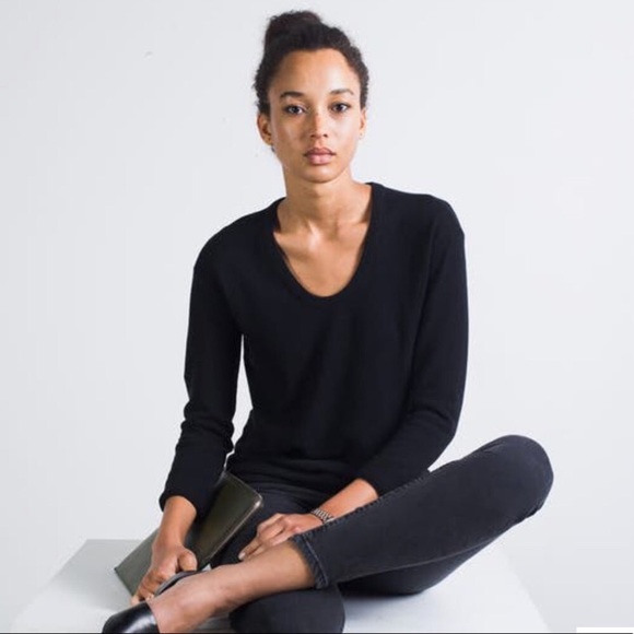 Everlane Sweaters - Everlane Cotton Cashmere Seed Stitch Sweater